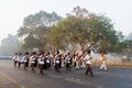 Indian military force playing band