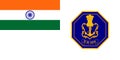 Indian military Naval flag, India, asiatic country