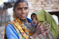 Indian mother and baby