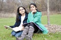 Indian mother and daughter Royalty Free Stock Photo