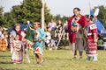 Indian Mother and family dancing