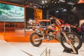 Indian motorbike at EICMA 2014 in Milan, Italy Royalty Free Stock Photo