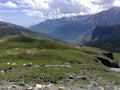 THIS IS AN INDIAN MOUNTAIN WITH CLOUDY SKY.