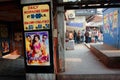 Indian movie poster & showtimes near the cinema