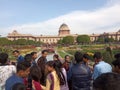 Indian Mughal Garden in Delhi