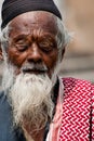 Indian Muslim aged man Royalty Free Stock Photo