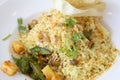 Indian Nasi Briyani Rice Dish Closeup Royalty Free Stock Photo