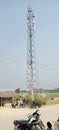 An indian networking tower with its very hight