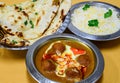 Indian non vegetarian meal Royalty Free Stock Photo