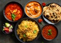 Indian non-vegetarian Meal -Punjabi platter Royalty Free Stock Photo