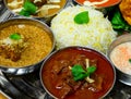 Indian Non-vegetarian meal Royalty Free Stock Photo