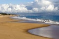 Indian Ocean waves on Buffalo Beach near Bunbury Western Australia. Royalty Free Stock Photo