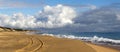 Indian Ocean waves on Buffalo Beach near Bunbury Western Australia. Royalty Free Stock Photo