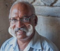 Indian Octogenarian with Great Moustache