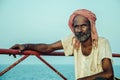 An Indian old workman Royalty Free Stock Photo