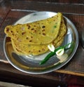 Indian onion Paratha Home Made
