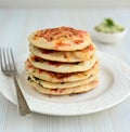 Indian Pancakes -Uttapam Royalty Free Stock Photo