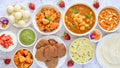 Indian party platter Royalty Free Stock Photo