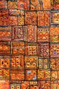 Indian patchwork carpet Royalty Free Stock Photo