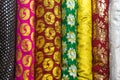 Indian pattern fabric Royalty Free Stock Photo