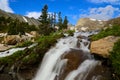 Indian Peaks Wilderness Waterfall Royalty Free Stock Photo