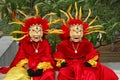 Indian People in getup at carnival