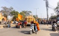 Indian people participating in protest Royalty Free Stock Photo