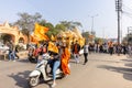 Indian people participating in protest Royalty Free Stock Photo