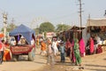 Indian People at Pushkar Fair Royalty Free Stock Photo