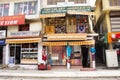 Indian Tibetan and travelers foreigner walking travel visit and sale buy product in Leh main bazaar at Leh Ladakh city in India