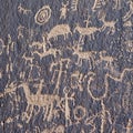 Indian petroglyph Royalty Free Stock Photo