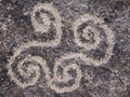 Indian Petroglyph at South Mountain, Phoenix, Arizona