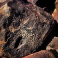 Indian petroglyphs