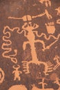 Indian petroglyphs, Newspaper Rock State Historic Monument, Utah, USA Royalty Free Stock Photo