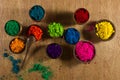 Indian pigments Royalty Free Stock Photo