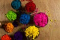 Indian pigments Royalty Free Stock Photo