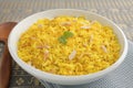Indian Pilau Rice with Almonds Royalty Free Stock Photo