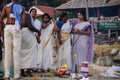 Indian Pilgrims on the Papanasam beach