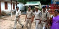 Indian police officer on duty during an Independence Day program