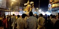 indian police officers on duty during dussehra festival in India