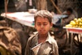 Indian poor children (beggar) Royalty Free Stock Photo