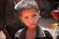 Indian poor children (beggar) Royalty Free Stock Photo