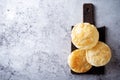 Indian poori, puri. Traditional puffed bread