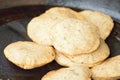 Indian popular snacks food Kachauri being fried at street side shop