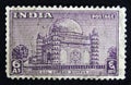 Indian postage stamp shows Gol Gumbad Bijapur - the mausoleum of Mohammed Adil Shah 1627-57, built in 1656, circa 1949