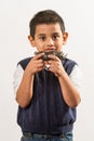 Indian Preschool Boy Playing
