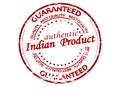 Stamp with text Indian product Royalty Free Stock Photo