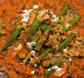 Masala Bhindi, or Fry Ladyfinger