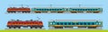 Indian Railway Humsafar Express Royalty Free Stock Photo