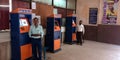 Indian railway ticket booking automatic machine